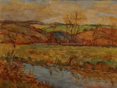  / Krajina s řekou / František Kaván