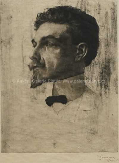  / Portrét muže / František Tavík Šimon