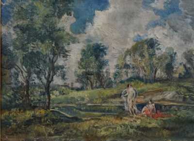  / Dívky u řeky /   Autor neurčen