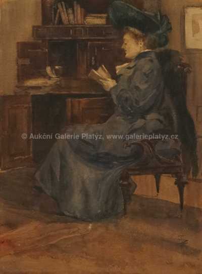  / Čtenářka / Angelo Jan Zeyer
