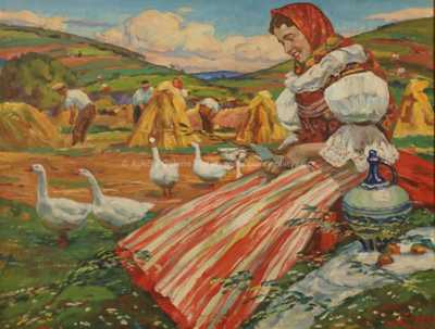  / Dívka v kroji / Vlastimil  Košvanec