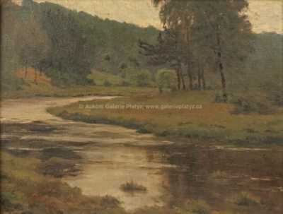  / Říčka v krajině / Vlastimil Kuřil