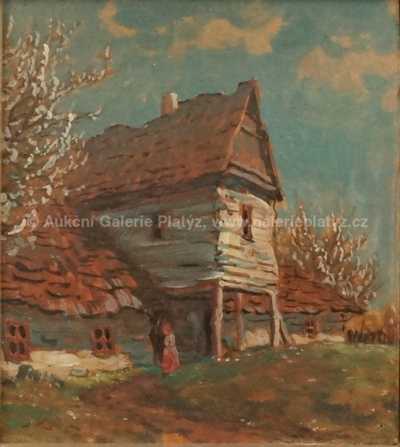  / Před roubenkou / Jan Honsa