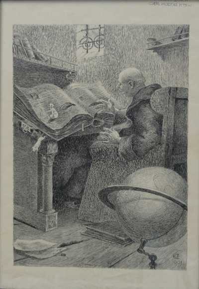  / Při četbě / Oldřich Cihelka