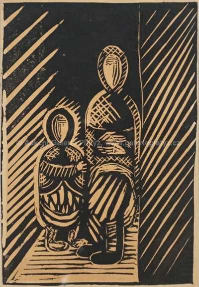  / Žebrající děti / Josef Čapek