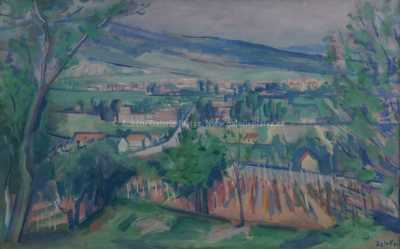  / Pohled na město / Zdeněk  Balaš