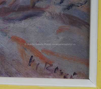  / Skály na pobřeží / Vincenc Beneš