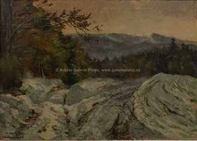  / Zasněžené rozcestí / Otakar Moravec