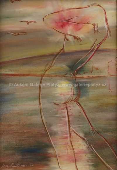  / Stojící akt / Jan  Smetana