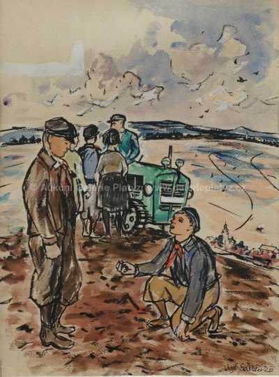  / U traktoru / Vojtěch  Sedláček