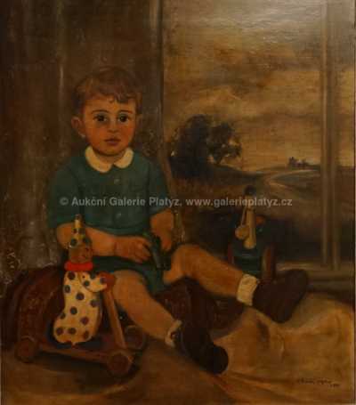  / Při hře / Miloslava  Vrbová - Štefková