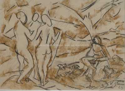  / Dívky v krajině / Václav Špála