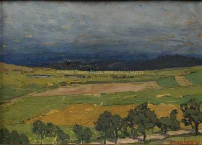  / Bouřka nad krajinou / Jaroslav Panuška