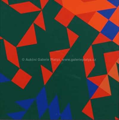  / Geometrický motiv / Zdeněk Sýkora