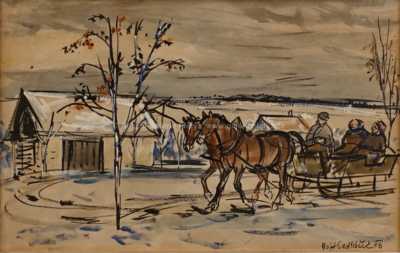  / Vánoční projížďka / Vojtěch  Sedláček