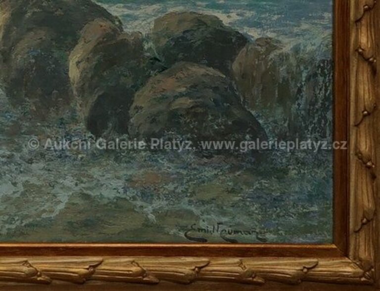  / Západ slunce nad mořem / Emil Friedrich Neumann