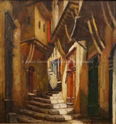  / Ulička v Maroku / Alois Kohout (Lecoque)