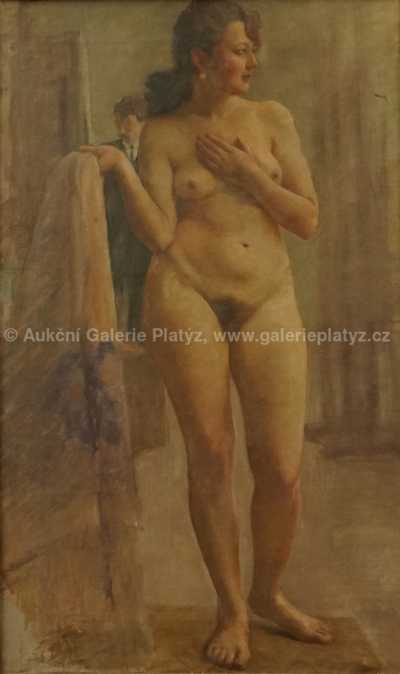  / Akt dívky / Václav Štětka