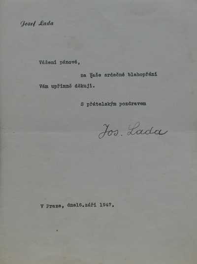  / Růže všem / Josef Lada