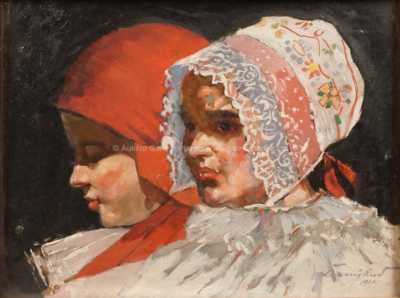  / Dvě dívky / Rudolf Černý