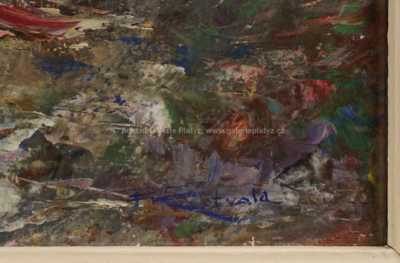  / Pohled na Karlův most / Ferdinand Kotvald