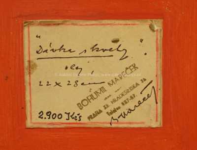  / Dívka s květy / Bohumil Mareček