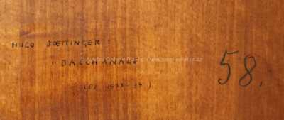  / Bacchanale / Hugo Boettinger