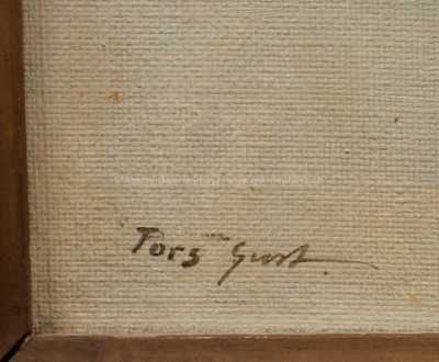  / Zasněžená vesnička / Gustav  Porš