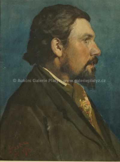  / Portrét muže a Portrét ženy / Ludvík Kuba