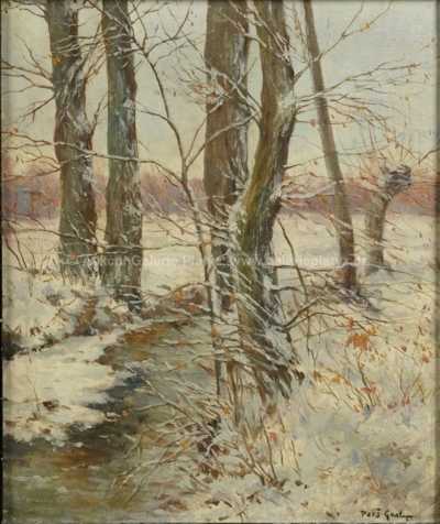  / Zimní potok / Gustav  Porš
