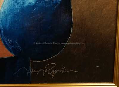  / Dívka v modrém / Jan Rapin