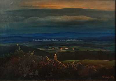  / Podvečer nad krajinou / Otakar Nejedlý