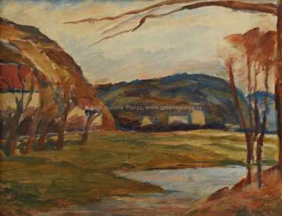  / Říčka v krajině / Jan Slavíček