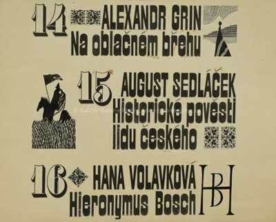  / Konvolut třinácti kusů / Adolf Born