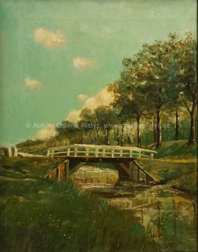  / Lávka přes potok / Václav Březina