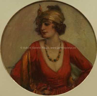  / Dívka s náhrdelníkem / Bohumil Mareček