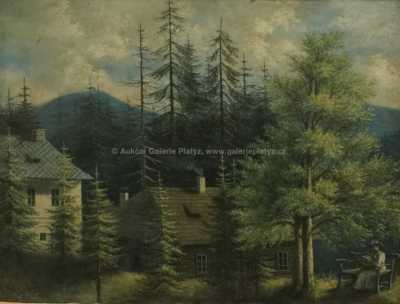  / Čtenářka / Franz Maschek