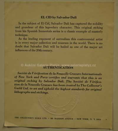  / Rytíř / Salvador Dalí