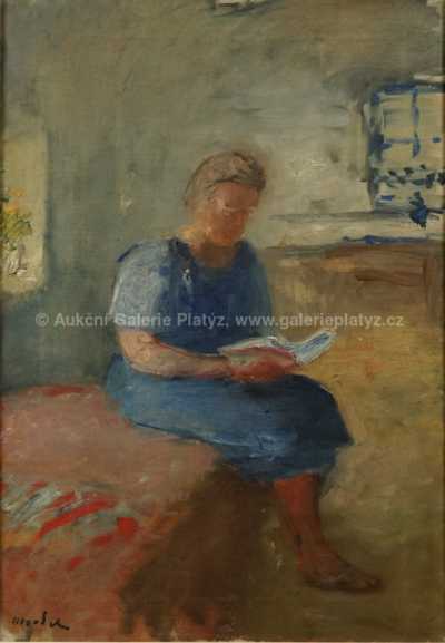  / Čtenářka / František Jiroudek