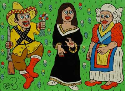  / Pancho Villa žádá Boženu Němcovou o ruku babičky / František Ringo Čech