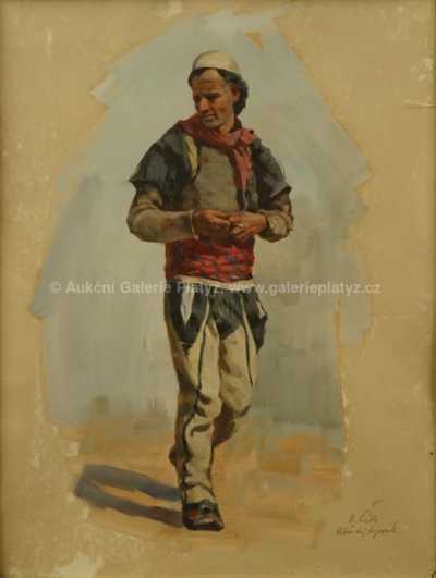  / Albánský bojovník / Otakar Číla