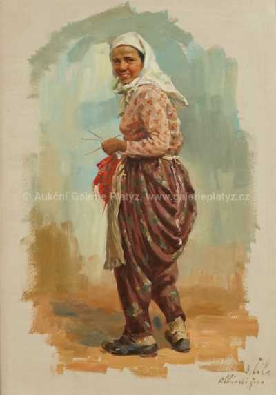  / Albánská žena / Otakar Číla