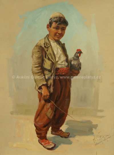  / Albánský chlapec / Otakar Číla