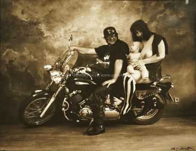  / The Bikers / Jan Saudek