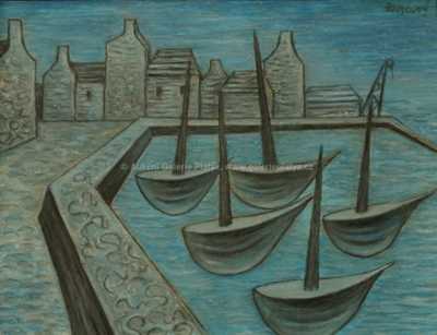  / Přístav na Ile de Sein / Jan  Zrzavý