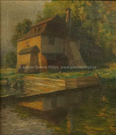  / Stavení u vody / Josef Jíra_