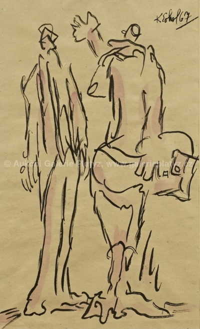  / Dvě figury z Kaburaby / Koloman Sokol