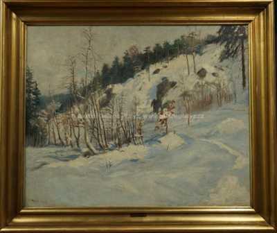 Gustav Porš - Zima v Podskalí