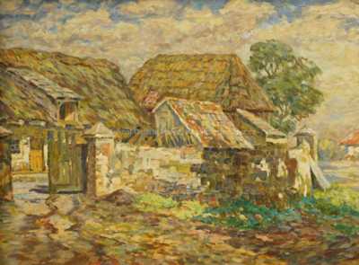  / Vesnické stavení / Josef Ullmann