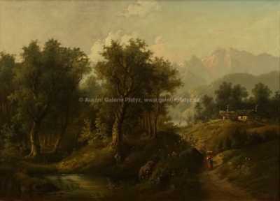  / Romantický motiv / Eduard Boehm